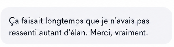 Témoignage d'une participante du challenge 13