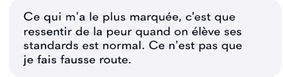 Témoignage d'une participante du challenge 15