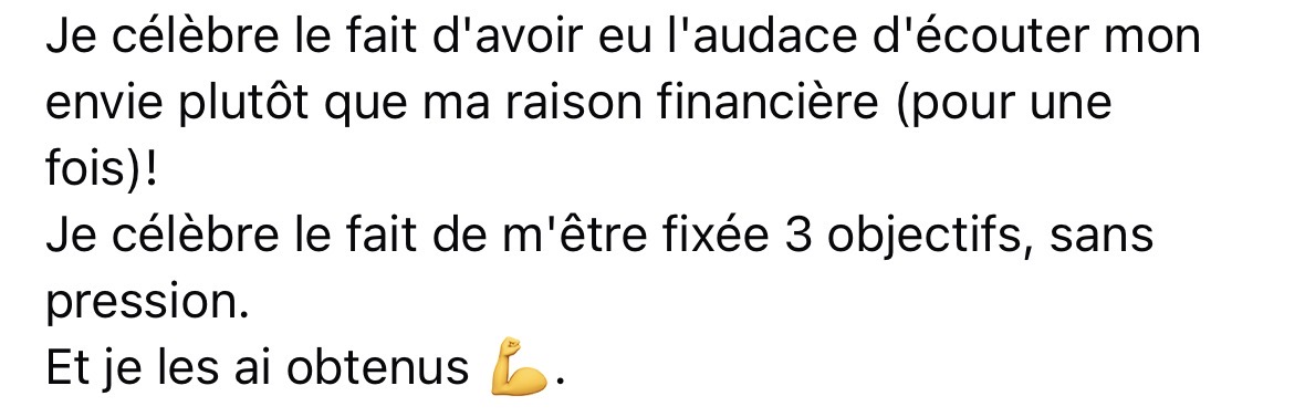 Témoignage d'une participante 11