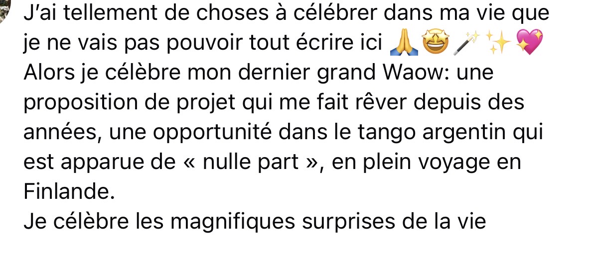 Témoignage d'une participante 6