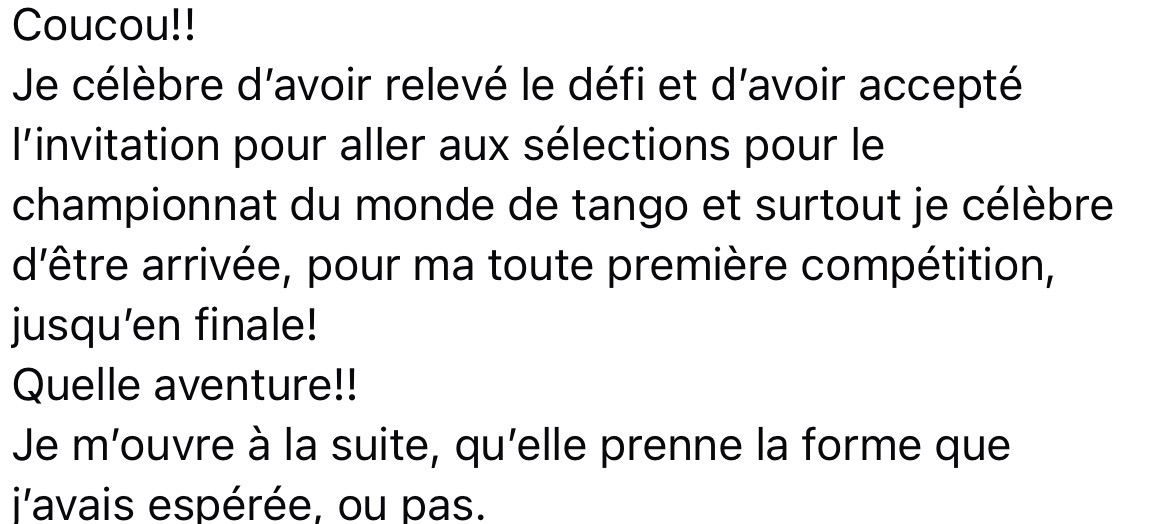 Témoignage d'une participante 8